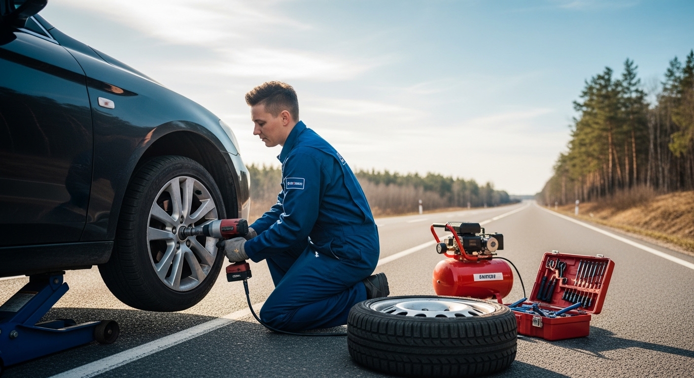 Flat Tyre Assistance
