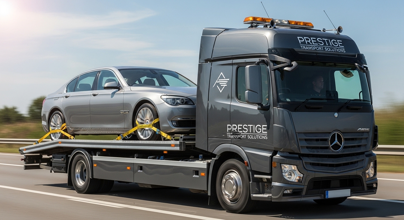 Vehicle transport truck